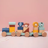 Wooden Animal Train