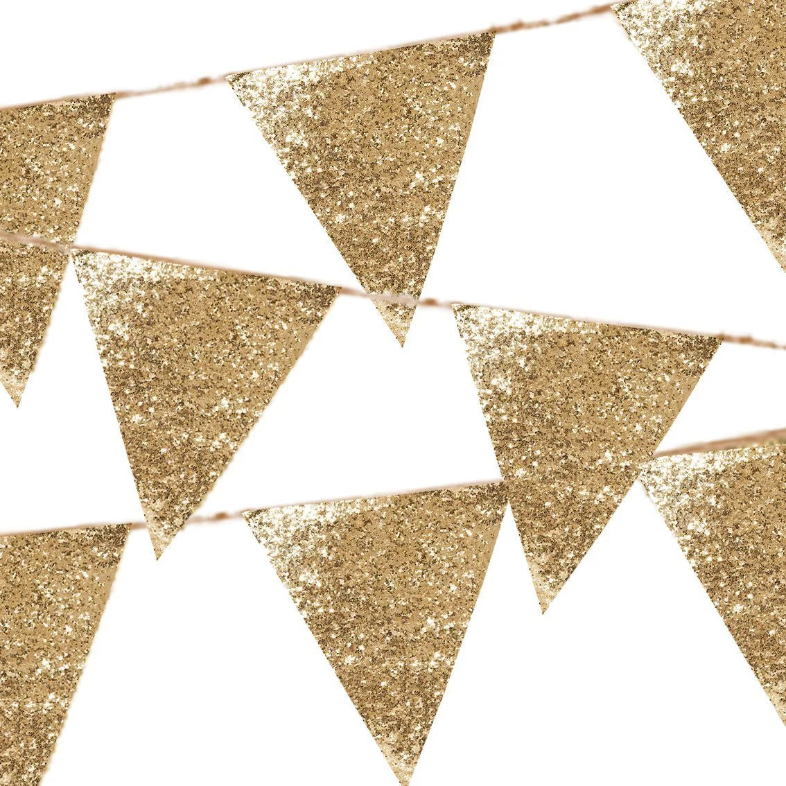 Gold Glitter Bunting