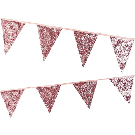 Rose Gold Glitter Bunting (Copy)