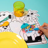 Magic Water Color Placemat - Dinosaur