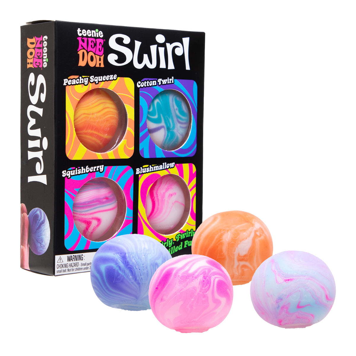 Needoh Teenie Swirl Pack of 4
