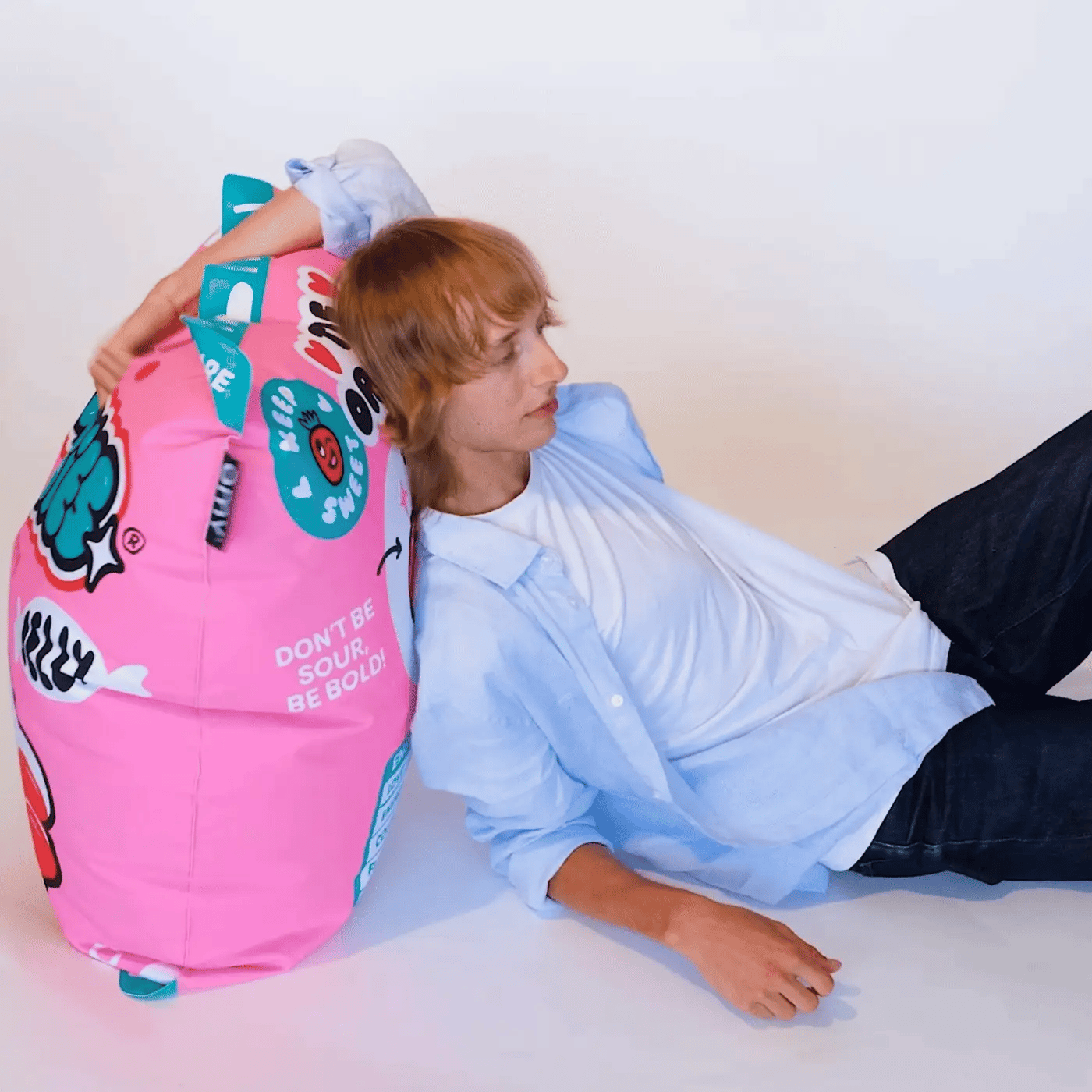 Giant Inflatable Cushion - Strawbies
