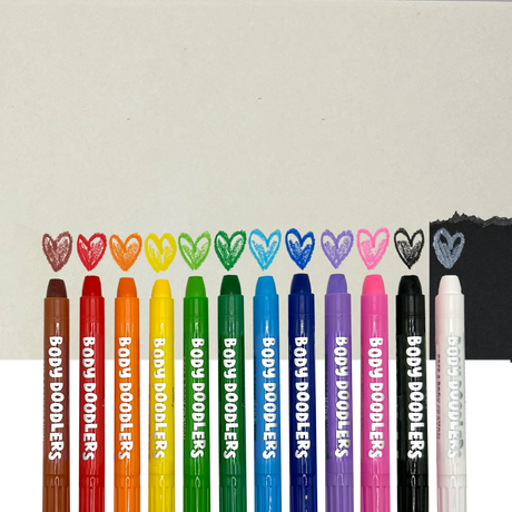 Body Doodlers - Face & Body Crayons - Set of 12