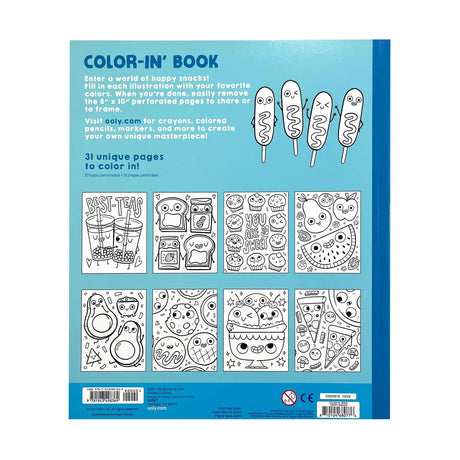 Coloring Book - Happy Snacks