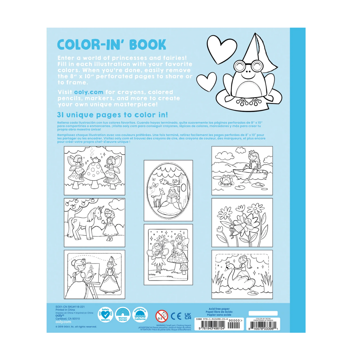 Coloring Book - Princesses & Fairies
