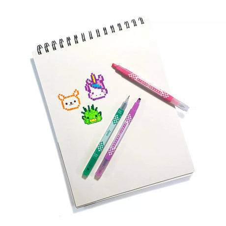 Stamp-A-Square Double Ended Markers - Set of 12