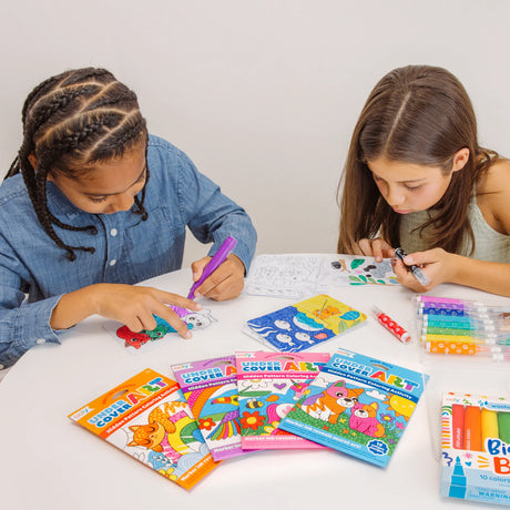 Undercover Art Hidden Pattern Coloring Activity Art Cards - Unicorn Friends