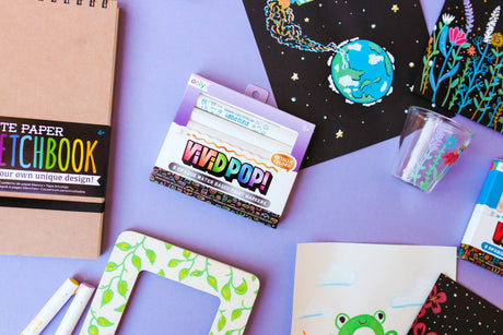 Metallic Colors Vivid Pop Opaque Water Based Markers