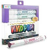 Metallic Colors Vivid Pop Opaque Water Based Markers