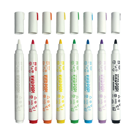 Classic Colors Vivid Pop Opaque Water Based Markers