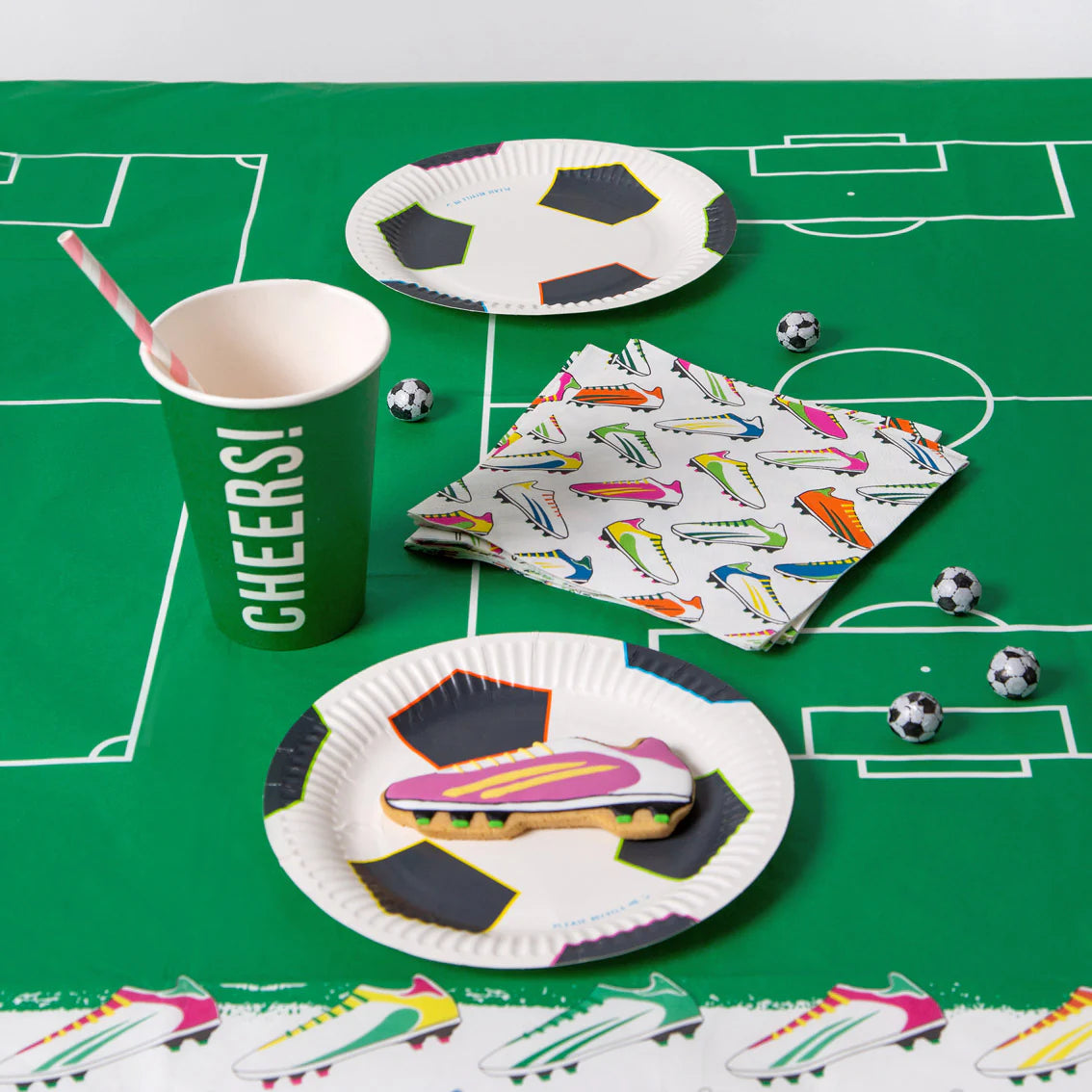 Party Champions Table Cover - Football