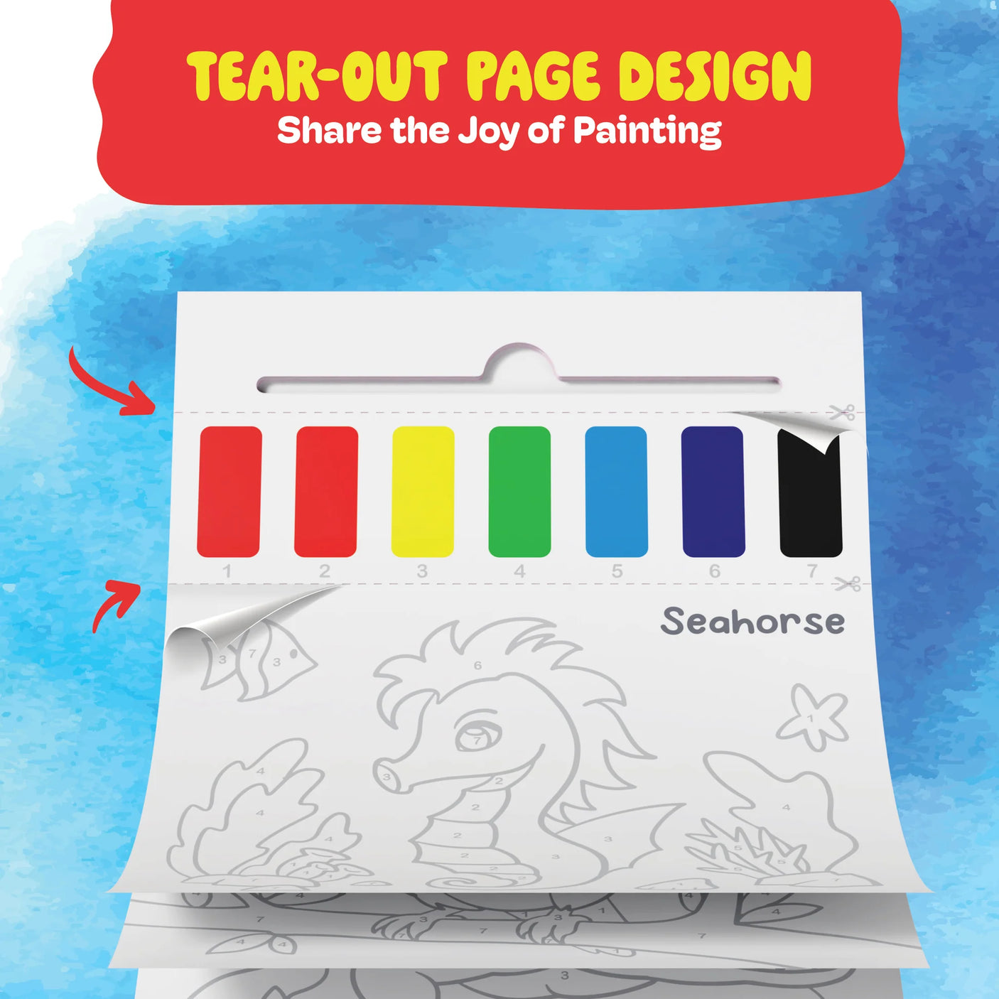 Paint with Water Coloring Book For Kids