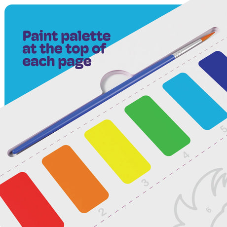 Paint with Water Coloring Book For Kids