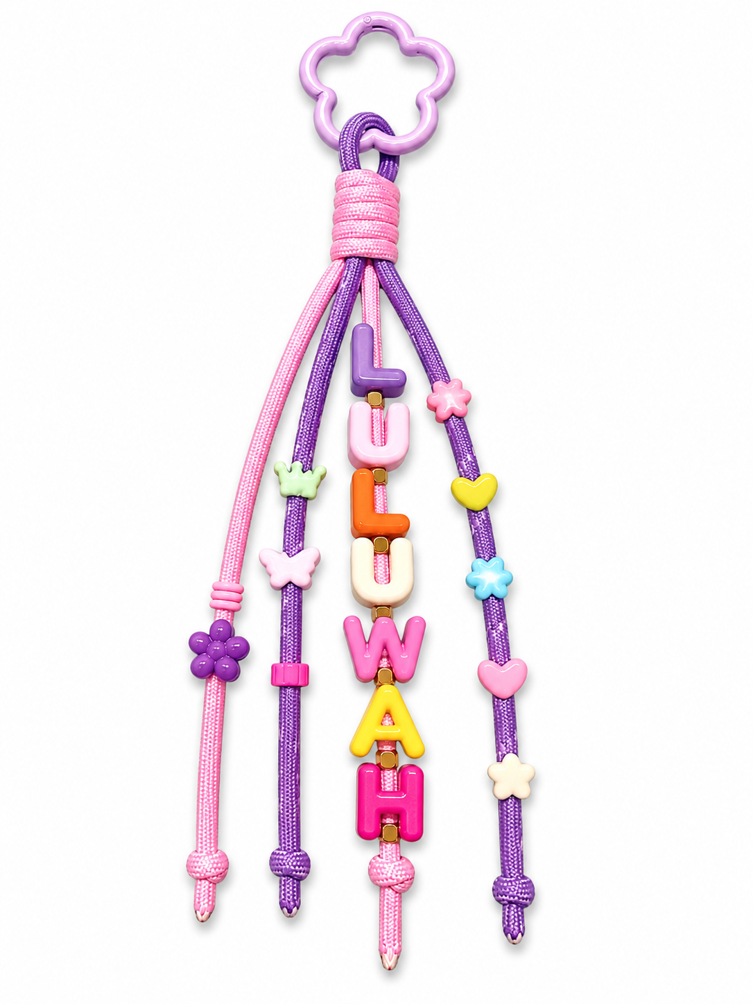 Personalized Candy Letter Bag Charm