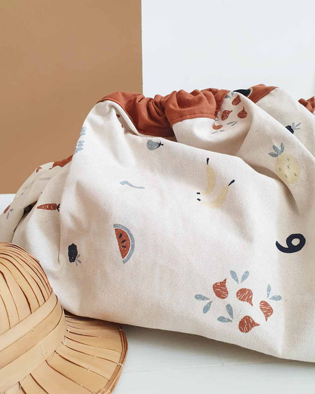 Toy Storage bag - Veggie Numbers