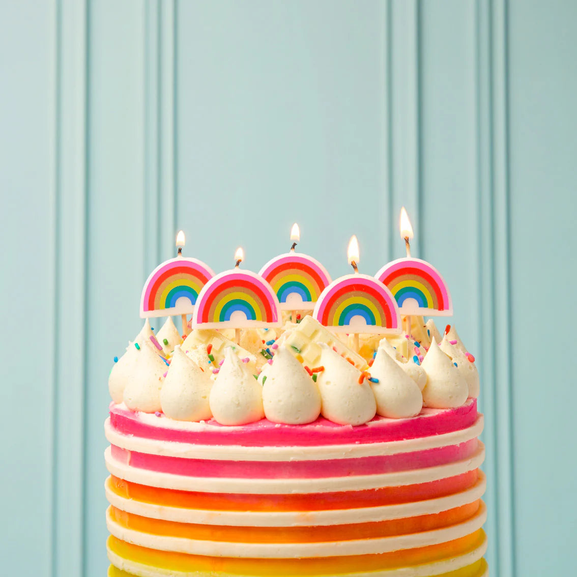 Rainbow Shaped Candles