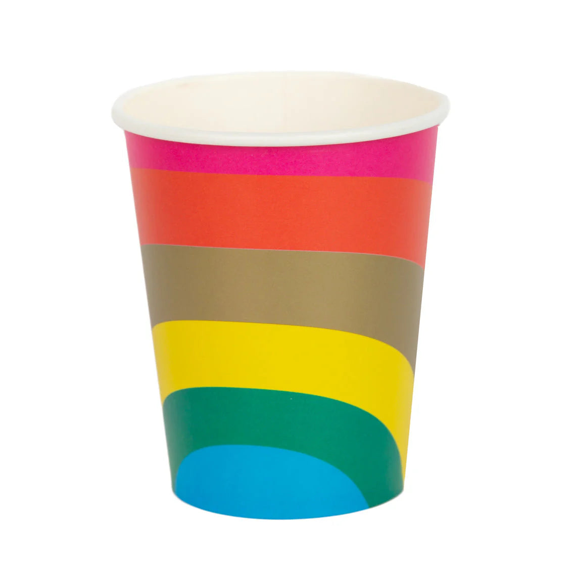 Birthday Brights Rainbow Paper Cups