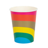 Birthday Brights Rainbow Paper Cups