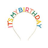 It's My Birthday Headband - Multi