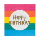 Rainbow 'Happy Birthday" Napkins