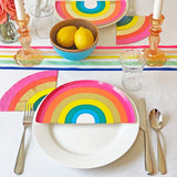 Birthday Brights Rainbow Shaped Plates