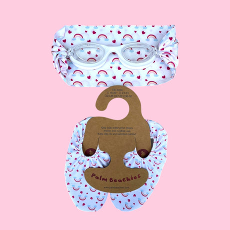 Pack - Goggles & Water Shoes Rainbow