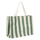 Caryall Beach Bag - The Vacay Olive Stripe