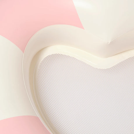 Luxe Tube Pool Ring Stole My Heart Pink Stripe