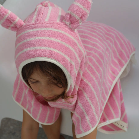 Kids Character Hooded Towel - Cotton Candy