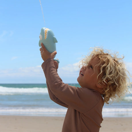 Water Squirters Shark Pastel Blue