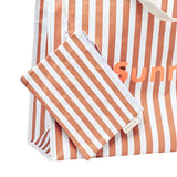 Caryall Beach Bag - Tierra Clay Stripe