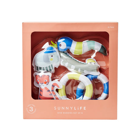 Dive Buddies - Into The Jungle Set of 6