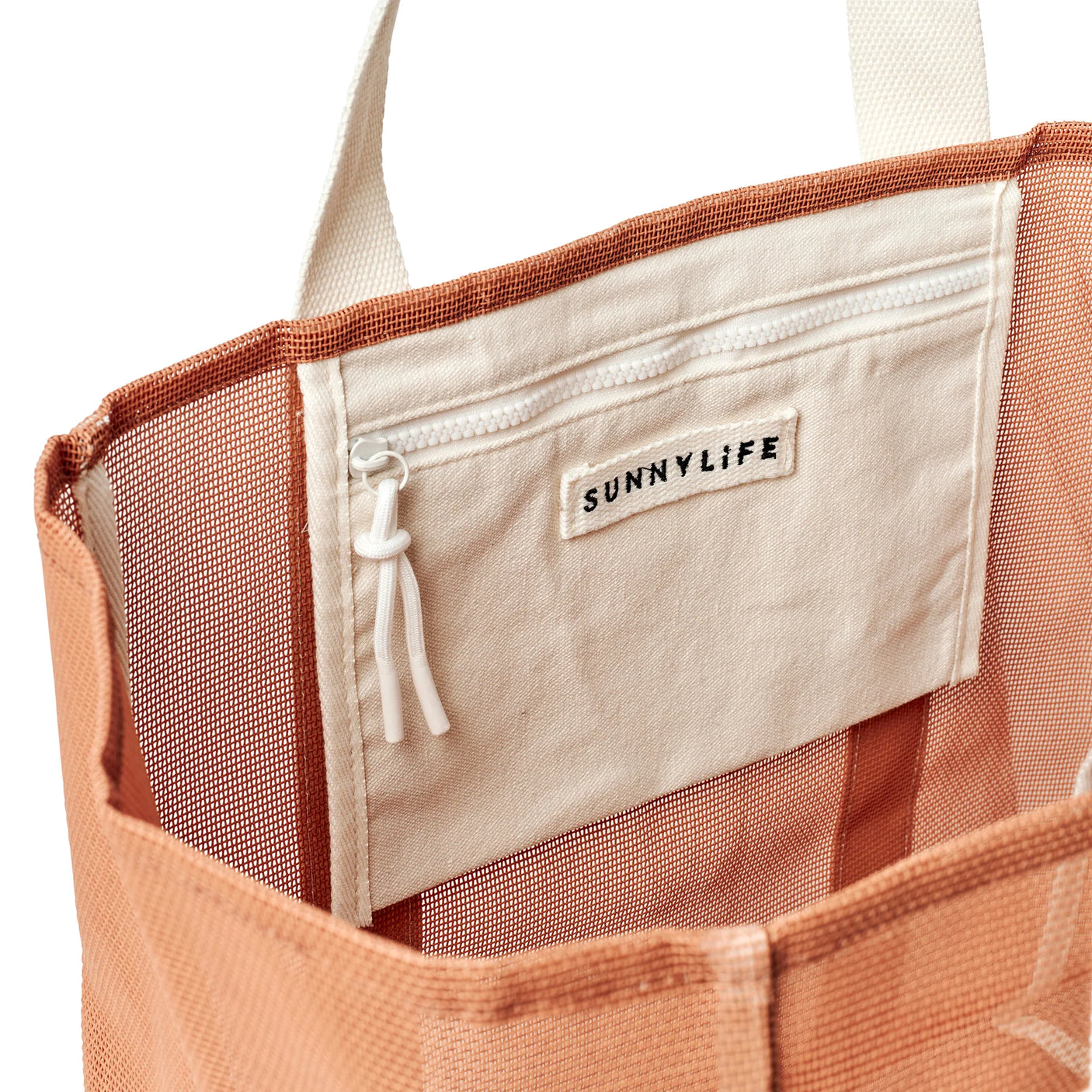 Caryall Mesh Beach Bag - Tierra Clay