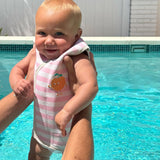 Natural Rubber Baby Wet suit - Poppy The Peach