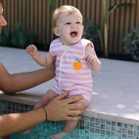 Natural Rubber Baby Wet suit - Poppy The Peach