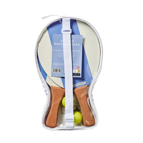 Vintage Beach Paddles - La Mer Blue