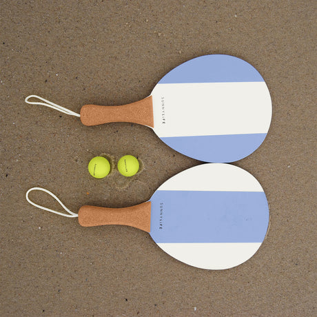 Vintage Beach Paddles - La Mer Blue