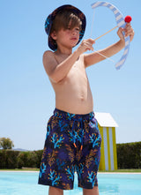 Boy's Swimshorts - Midnight Reef