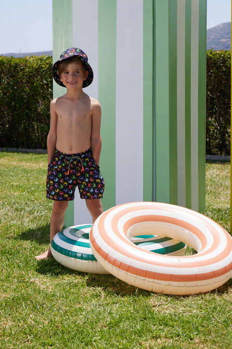 Boy's Swimshorts - Neon Crabs
