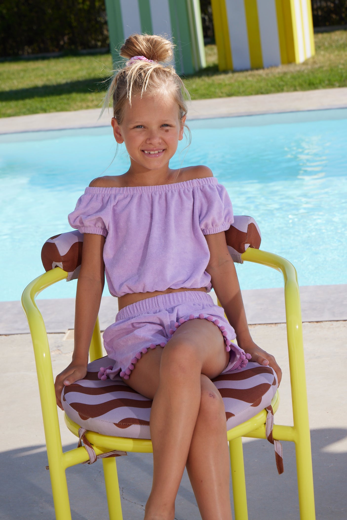 Girl's Terry Set - Lilac