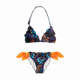 Girl's Frou-Frou Bikini - Midnight Reef