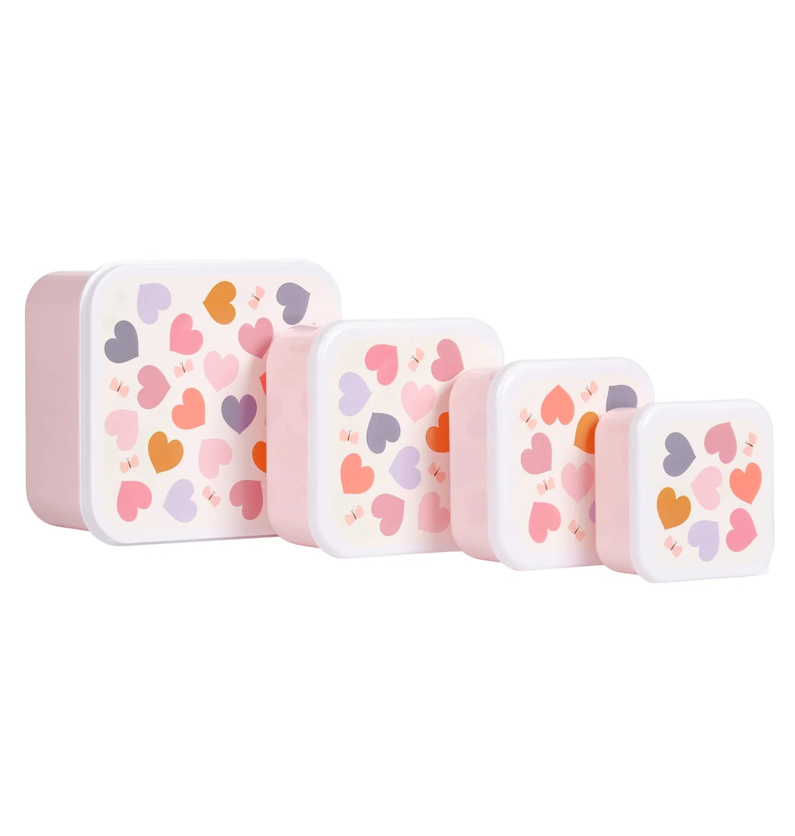 Lunch & Snack Box Set - Hearts