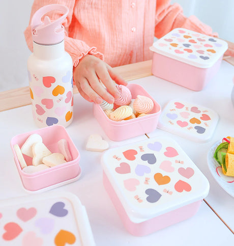 Lunch & Snack Box Set - Hearts