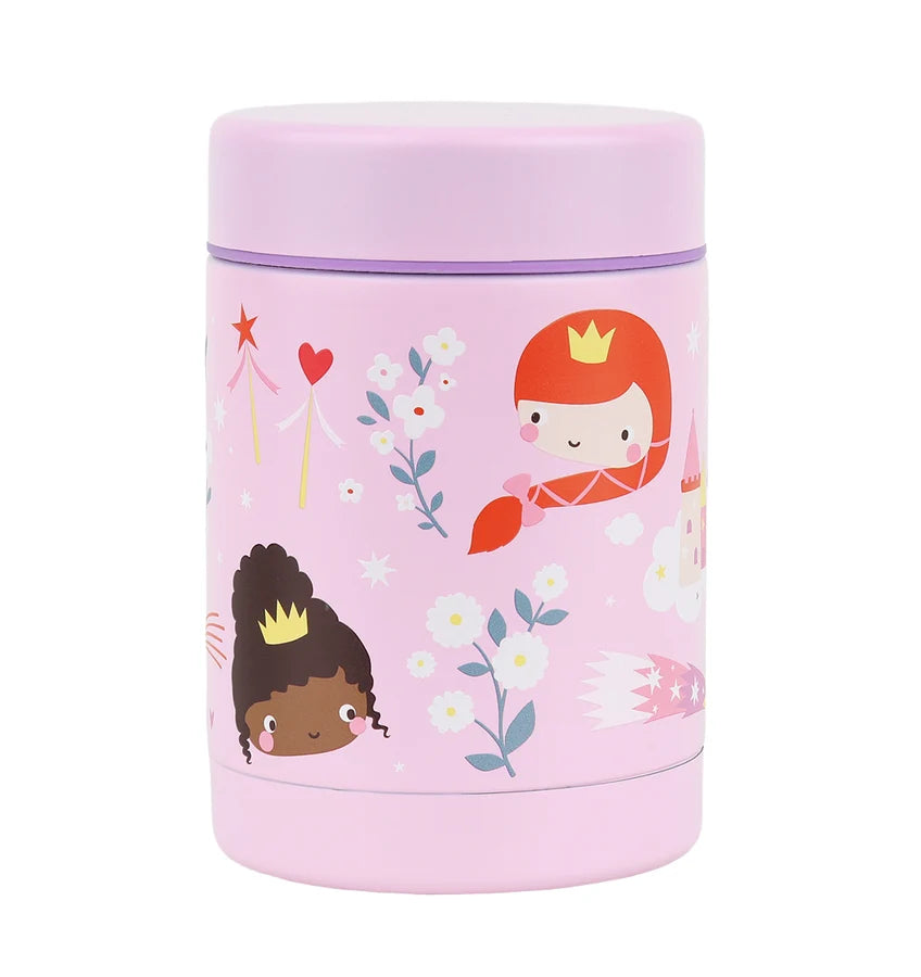 Double Wall Insulated Food Jar - 300ml - Princesses