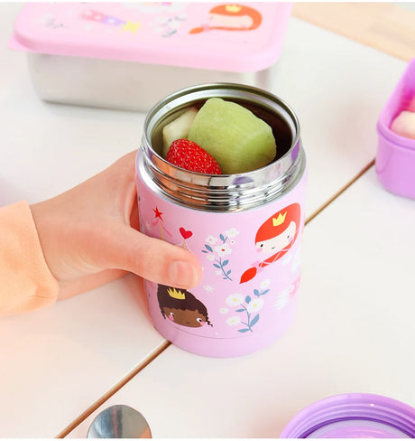 Double Wall Insulated Food Jar - 300ml - Princesses
