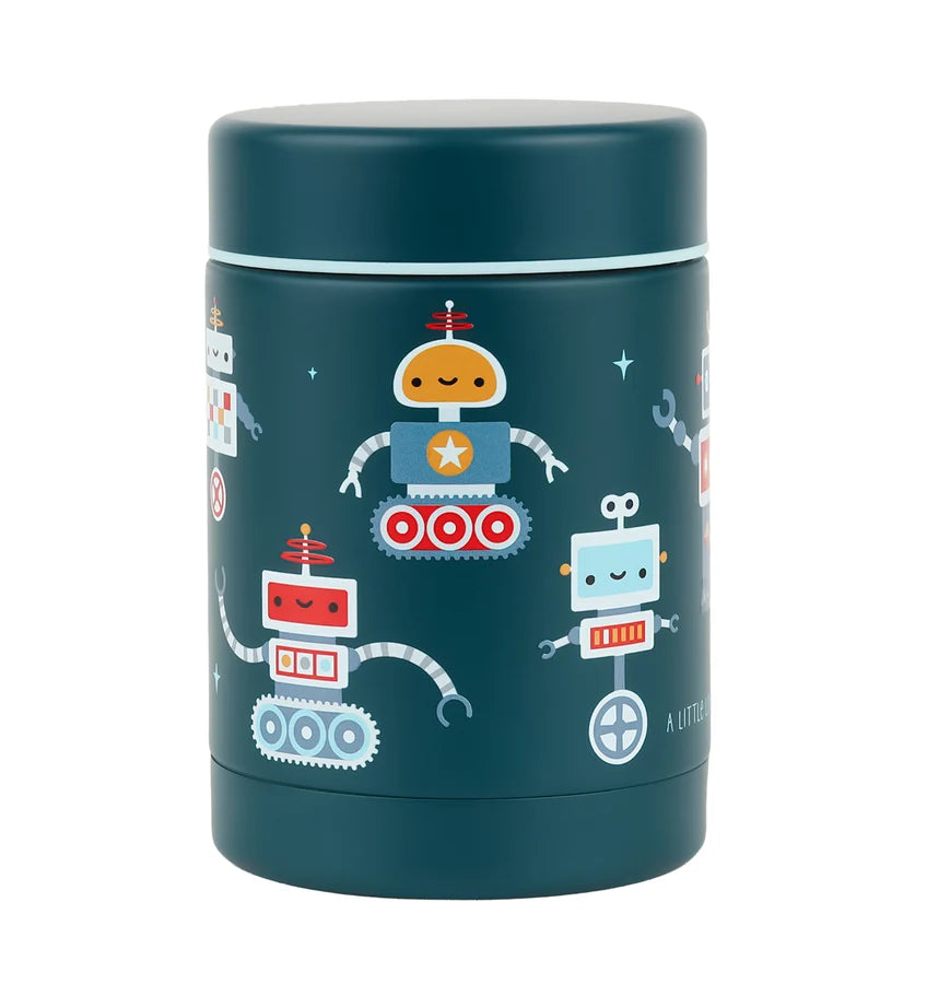 Double Wall Insulated Food Jar - 300ml - Robots