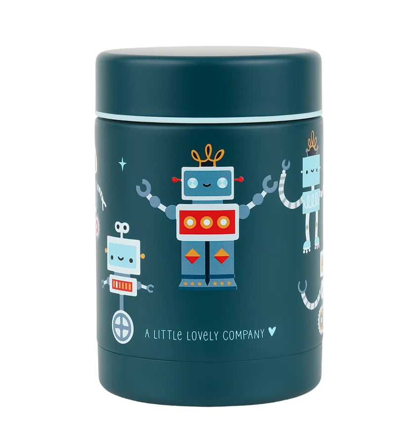 Double Wall Insulated Food Jar - 300ml - Robots