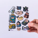 Combo Set Sticker Activity Book Plane & 2 Fabulous Stickers - Kitty & Market