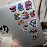 Combo Set Sticker by Number NoteBook Bubble Tea & 2 Fabulous Stickers - Milk & Messages