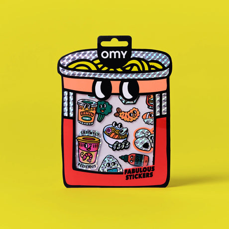 Combo Set Sticker by Number NoteBook Street  & 2 Fabulous Stickers - Noodle & Music